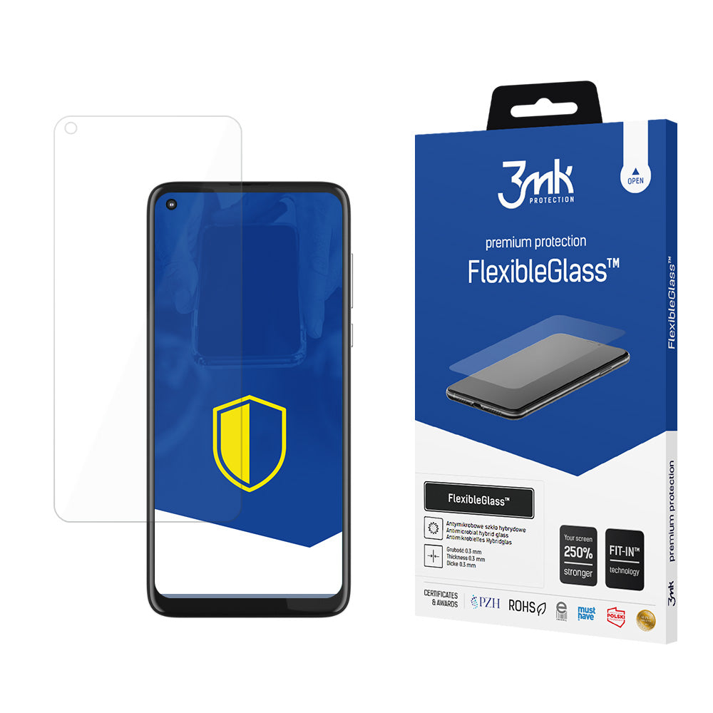3mk FlexibleGlass™ hibridinis stiklas, skirtas Motorola Moto G8 -- Motorola Moto G8