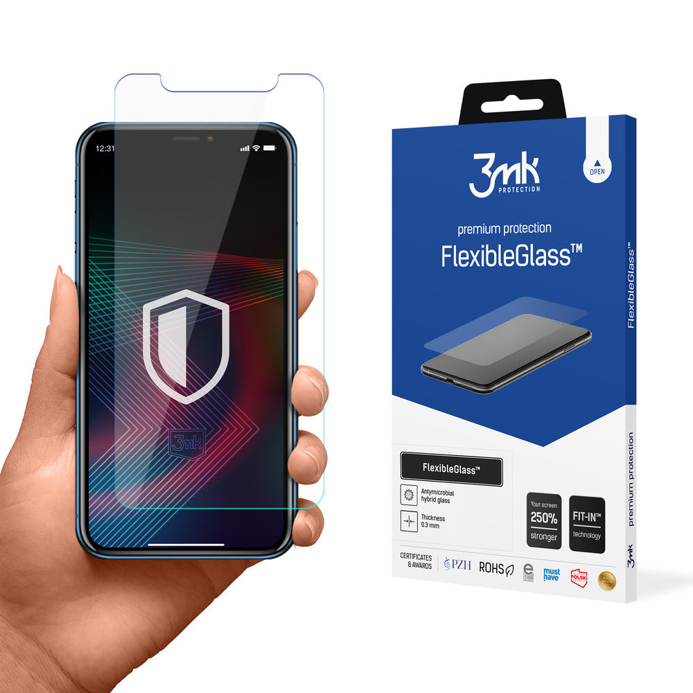 3mk flexibleglass™ hybrid glass skirtas iPhone XR -- Cell phone tempered glass