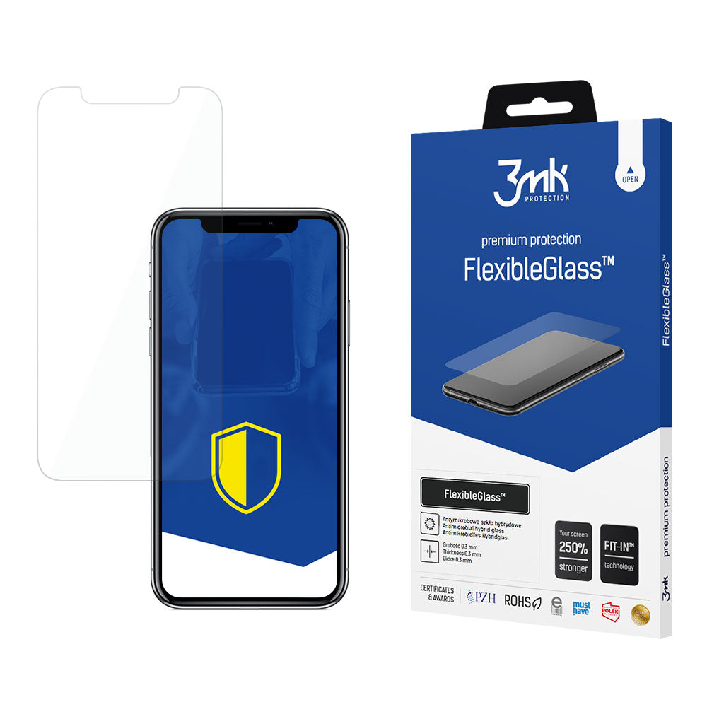 3mk flexibleglass™ hybrid glass skirtas iPhone X / XS / 11 Pro -- Cell phone tempered glass