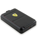 Ferrari Išorinė baterija Metal Logo MagSafe indukcinė 15W 10000mAh su stovo funkcija - juoda