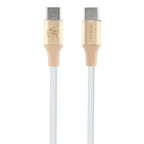 Guess Ebossed Logo USB-C / USB-C laidas 1.5m greitas įkrovimas - auksinis