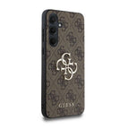 Guess 4G Big Metal Logo dėklas Samsung Galaxy A35 – rudas