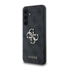 Guess 4G Big Metal Logo dėklas Galaxy A35 – juodas