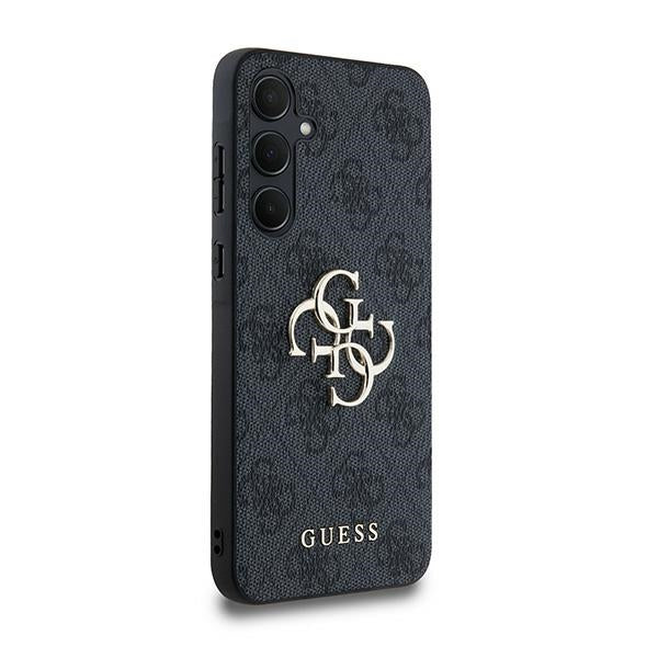 Guess 4G Big Metal Logo dėklas Galaxy A35 – juodas