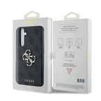 Guess 4G Big Metal Logo dėklas Galaxy A35 – juodas