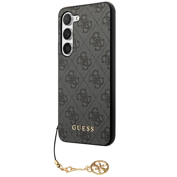Guess 4G Charms dėklas Samsung Galaxy A35 – juodas