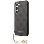 Guess 4G Charms dėklas Samsung Galaxy A35 – juodas