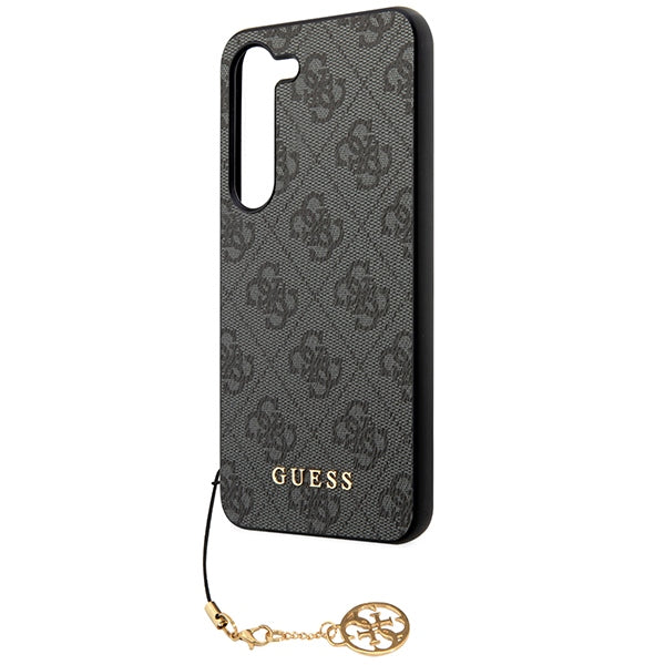 Guess 4G Charms dėklas Samsung Galaxy A35 – juodas