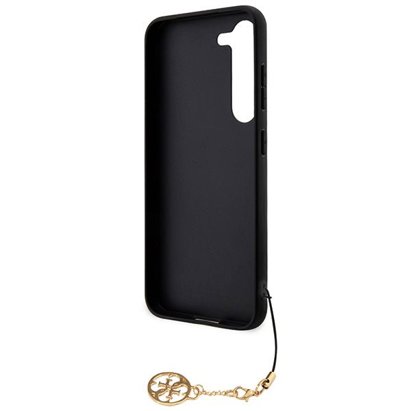 Guess 4G Charms dėklas Samsung Galaxy A35 – juodas