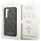 Guess 4G Charms dėklas Samsung Galaxy A35 – juodas