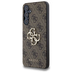 Guess 4G Big Metal Logo dėklas, skirtas Samsung Galaxy A55 - rudas