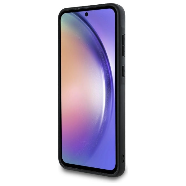 Guess 4G Big Metal Logo dėklas, skirtas Samsung Galaxy A55 - rudas