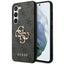 Guess 4G Big Metal Logo dėklas Samsung Galaxy A55 - juodas -- Samsung Galaxy A55 5G