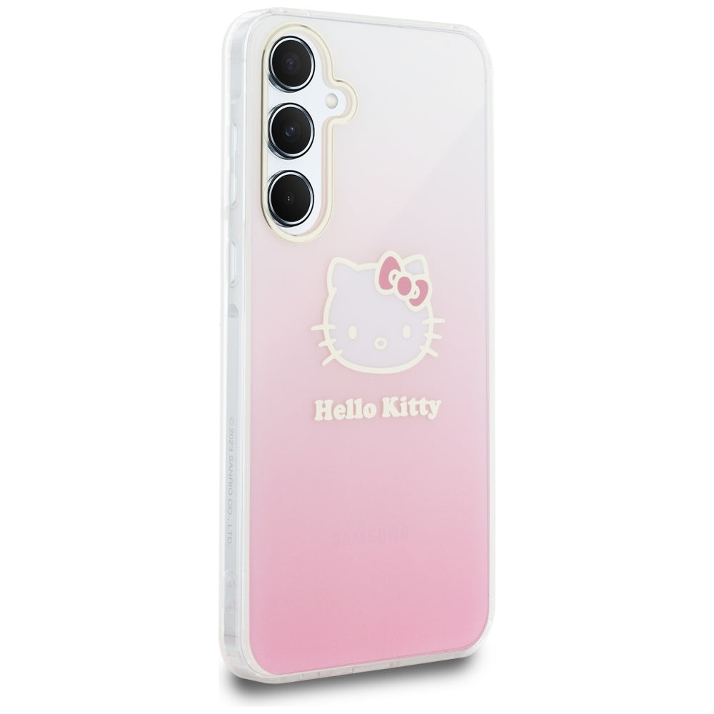 Hello Kitty IML Gradient dėklas Samsung Galaxy A55 – rožinis