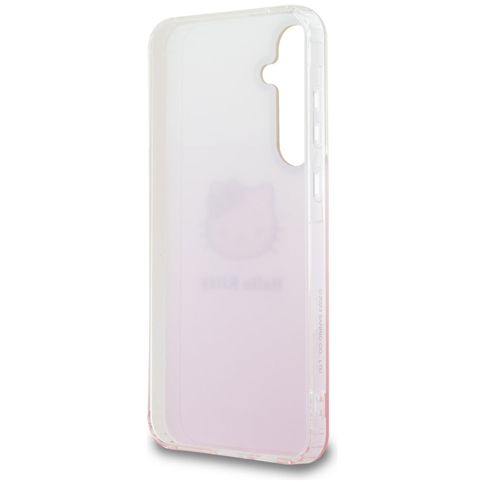 Hello Kitty IML Gradient dėklas Samsung Galaxy A55 – rožinis