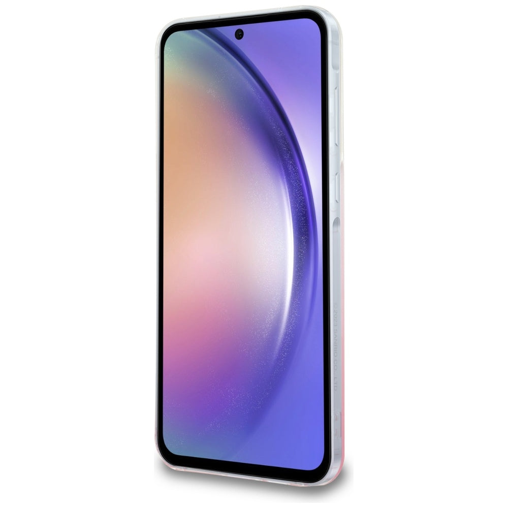 Hello Kitty IML Gradient dėklas Samsung Galaxy A55 – rožinis