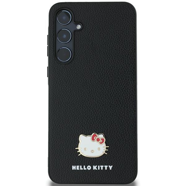 Hello Kitty Metal Kitty Head dėklas Samsung Galaxy A55 – juodas