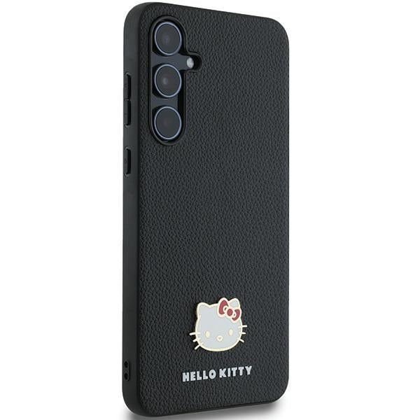 Hello Kitty Metal Kitty Head dėklas Samsung Galaxy A55 – juodas