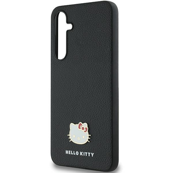 Hello Kitty Metal Kitty Head dėklas Samsung Galaxy A55 – juodas