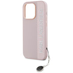 Karl Lagerfeld Saffiano dėklas iPhone 15 Pro – rožinis -- iPhone 15 Pro