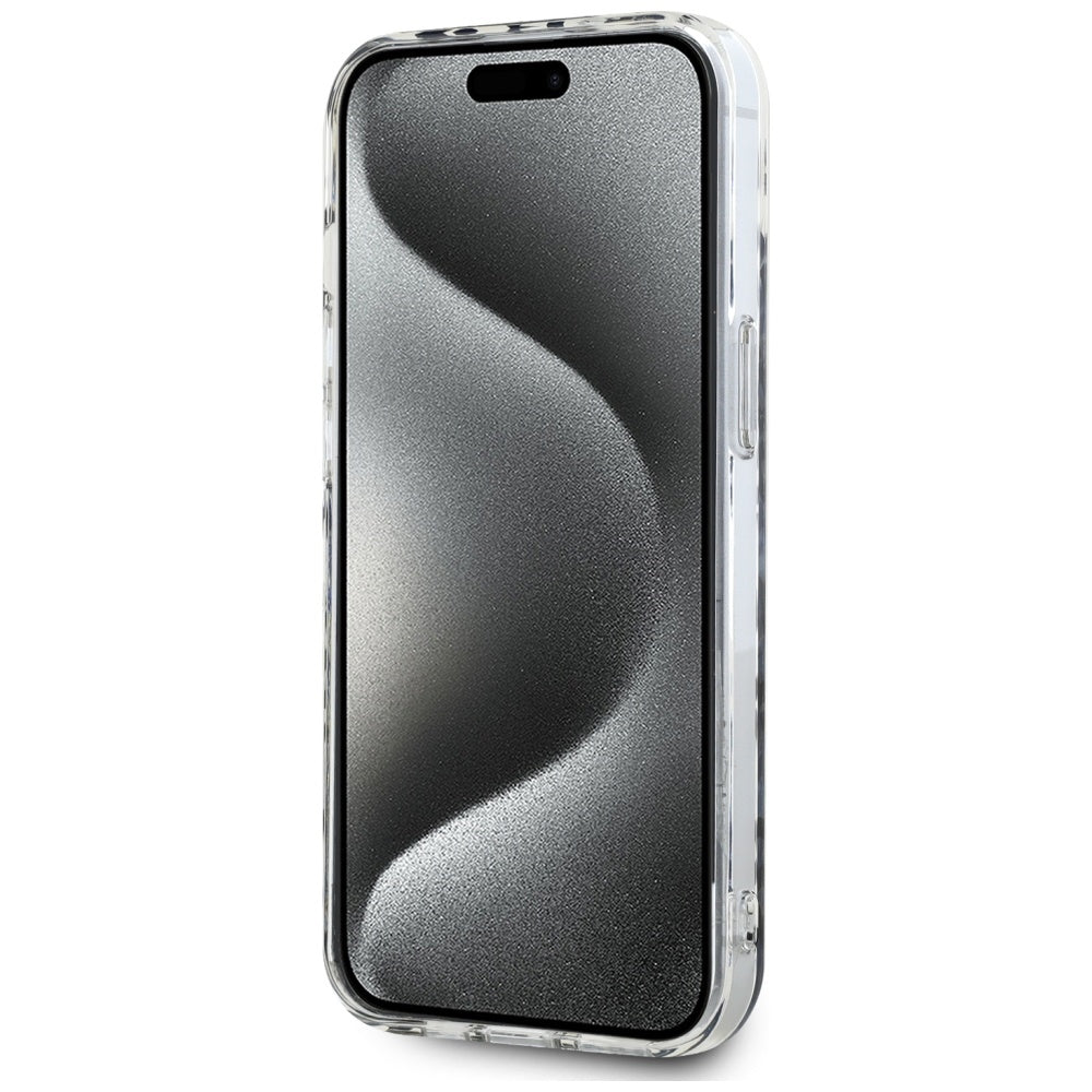 Karl Lagerfeld IML Fullover Logo dėklas, skirtas iPhone 15 / 14 / 13 - auksinis