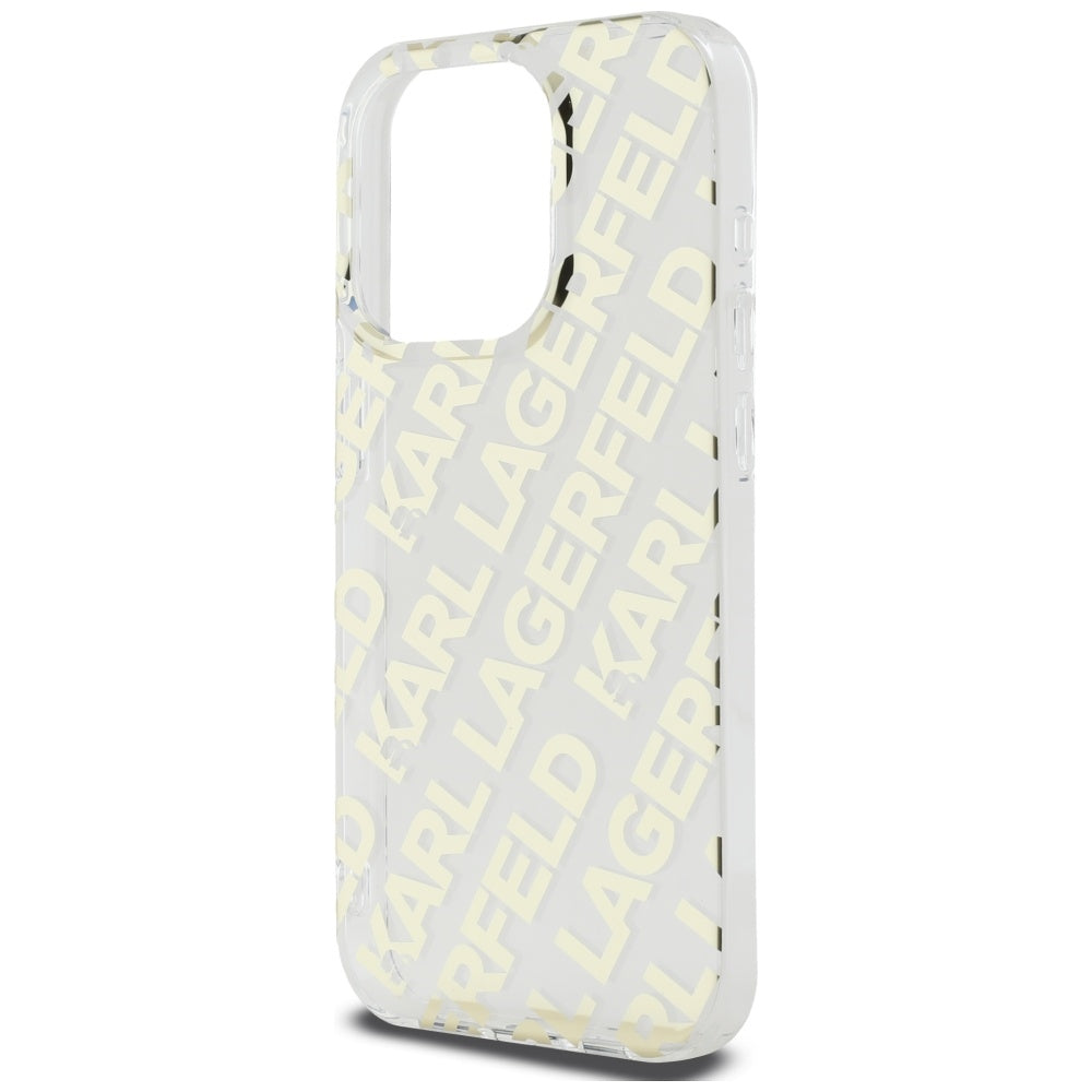Karl Lagerfeld dėklas iPhone 15 Pro Max – auksinis