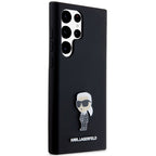 Karl Lagerfeld silikoninis dėklas Samsung Galaxy S24 Ultra – juodas