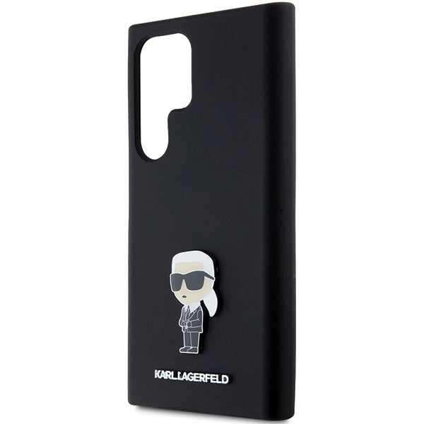 Karl Lagerfeld silikoninis dėklas Samsung Galaxy S24 Ultra – juodas