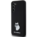Karl Lagerfeld silikoninis dėklas Galaxy S24+ – juodas