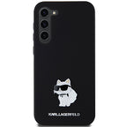 Karl Lagerfeld silikoninis dėklas Galaxy S24+ – juodas