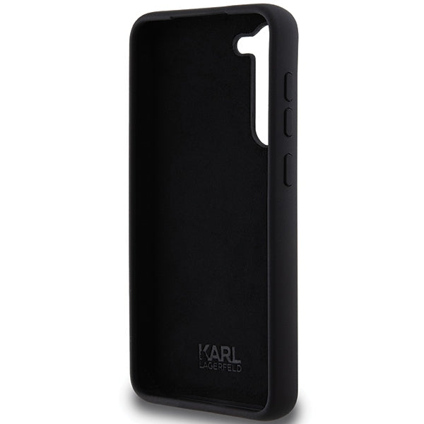 Karl Lagerfeld silikoninis dėklas Galaxy S24+ – juodas