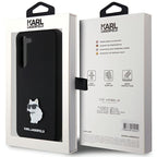 Karl Lagerfeld silikoninis dėklas Galaxy S24+ – juodas