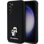 Karl Lagerfeld silikoninis dėklas Galaxy S24+ – juodas