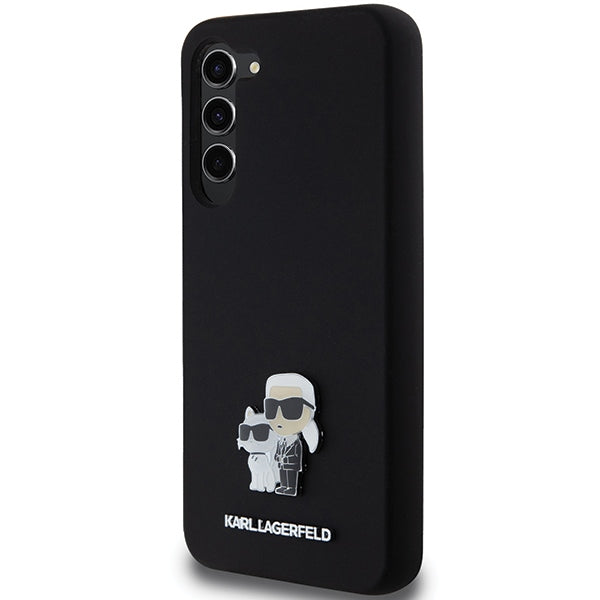 Karl Lagerfeld silikoninis dėklas Galaxy S24+ – juodas