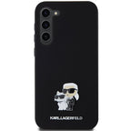 Karl Lagerfeld silikoninis dėklas Galaxy S24+ – juodas