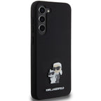 Karl Lagerfeld silikoninis dėklas Galaxy S24+ – juodas