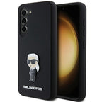 Karl Lagerfeld silikoninis dėklas Samsung Galaxy S24+ – juodas