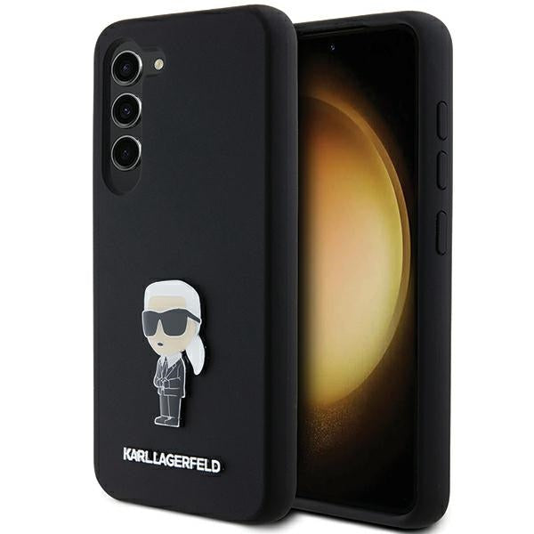 Karl Lagerfeld silikoninis dėklas Samsung Galaxy S24+ – juodas