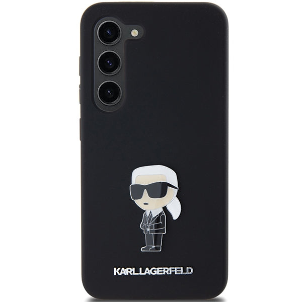 Karl Lagerfeld silikoninis dėklas Samsung Galaxy S24+ – juodas