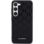 Karl Lagerfeld Saffiano Monogram dėklas Samsung Galaxy S24 – juodas