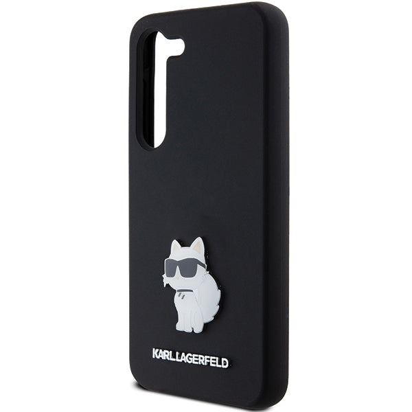 Karl Lagerfeld silikoninis dėklas Samsung Galaxy S24 – juodas