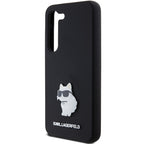 Karl Lagerfeld silikoninis dėklas Samsung Galaxy S24 – juodas