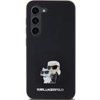 Karl Lagerfeld silikoninis dėklas Samsung Galaxy S24 – juodas -- Samsung Galaxy S24