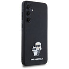 Karl Lagerfeld Saffiano dėklas Galaxy A35 – juodas