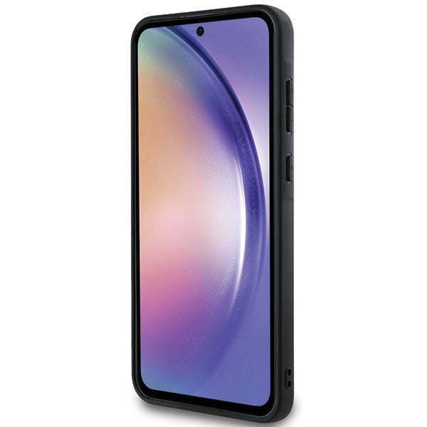 Karl Lagerfeld blizgus dėklas Samsung Galaxy A55 – juodas