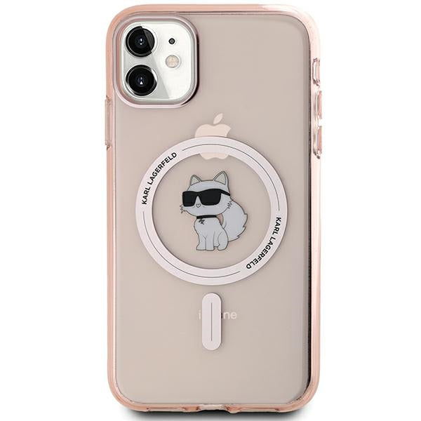 Karl Lagerfeld MagSafe dėklas iPhone 11/XR – rožinis -- iPhone 11