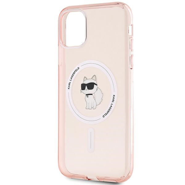 Karl Lagerfeld MagSafe dėklas iPhone 11/XR – rožinis -- iPhone 11