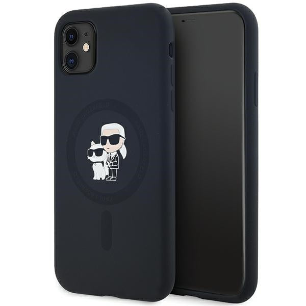 Karl Lagerfeld MagSafe dėklas iPhone 11/XR – juodas -- iPhone 11