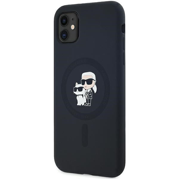 Karl Lagerfeld MagSafe dėklas iPhone 11/XR – juodas -- iPhone 11