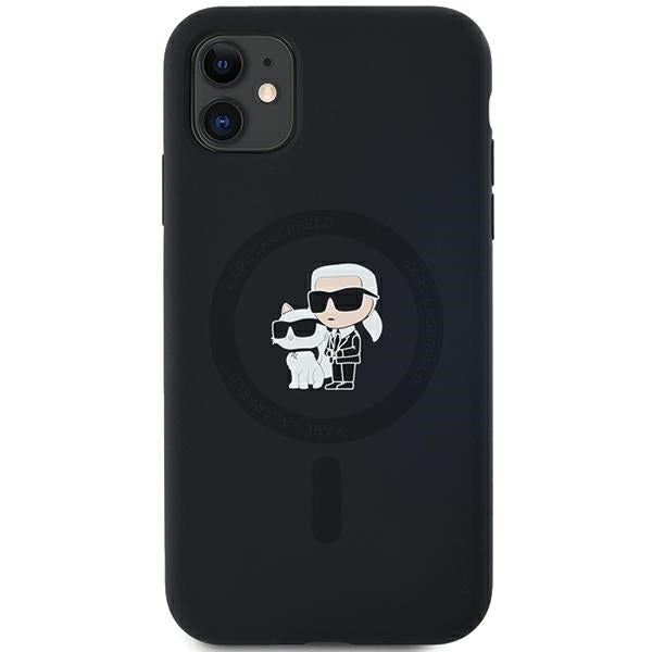 Karl Lagerfeld MagSafe dėklas iPhone 11/XR – juodas -- iPhone 11